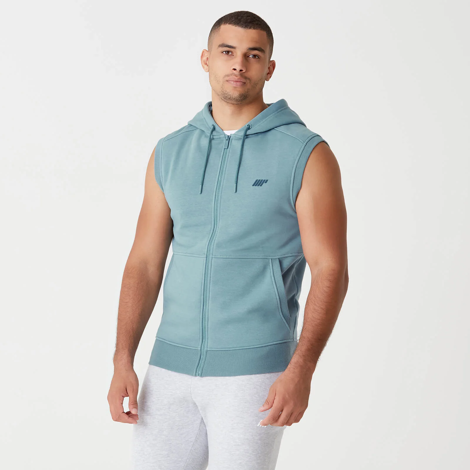 MP Tru-Fit Sleeveless Hoodie 2.0 - Airforce Blue - XS Bilde 1