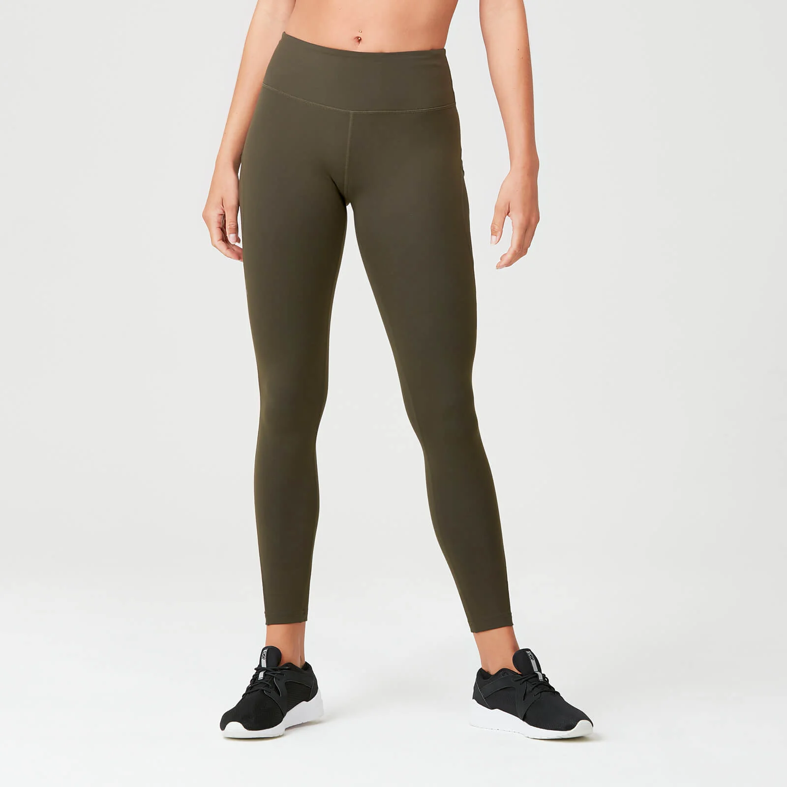 MP Women's Power Mesh Leggings - Dark Khaki - XS Bilde 1