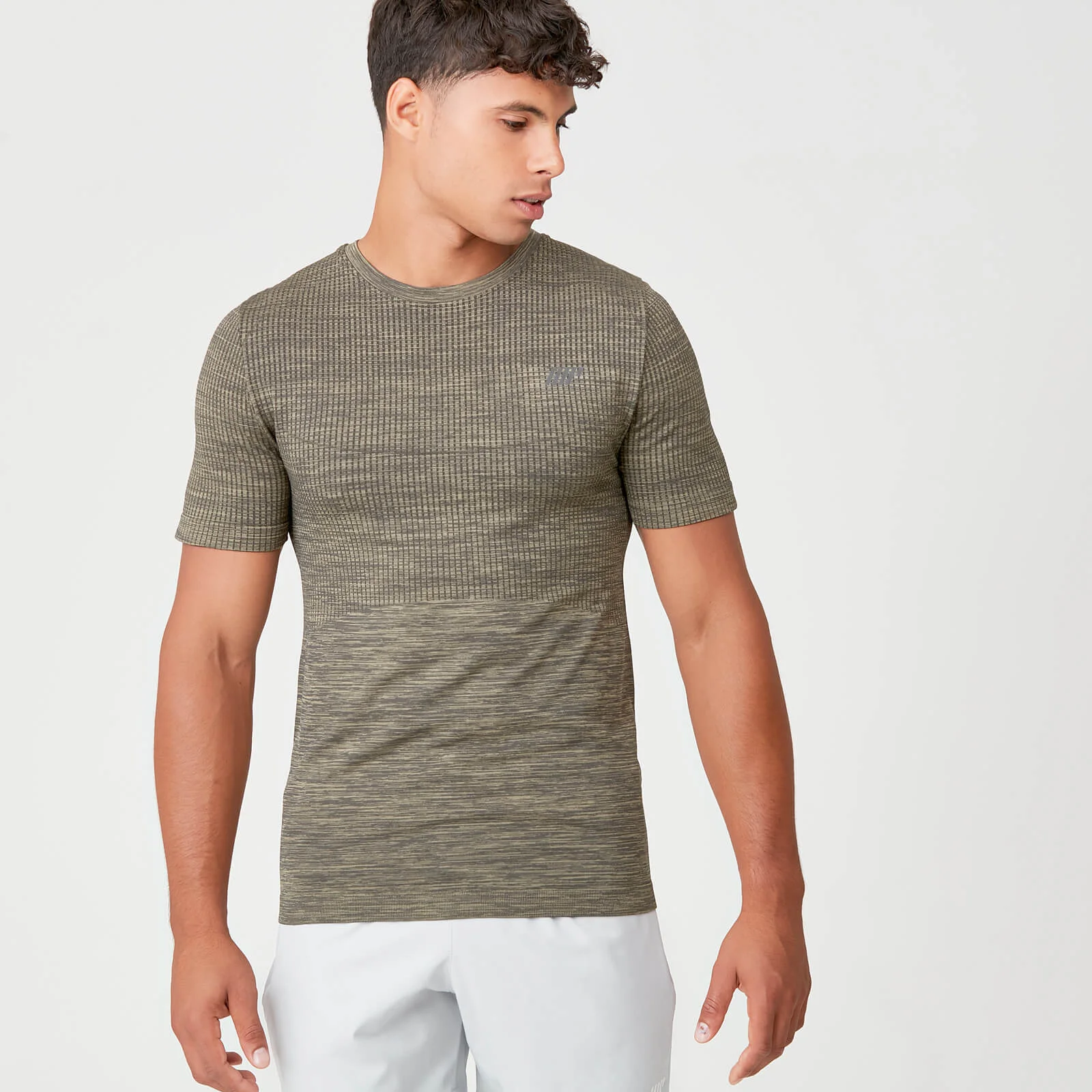 MP Men's Seamless T-Shirt - Light Olive - XS Bilde 1
