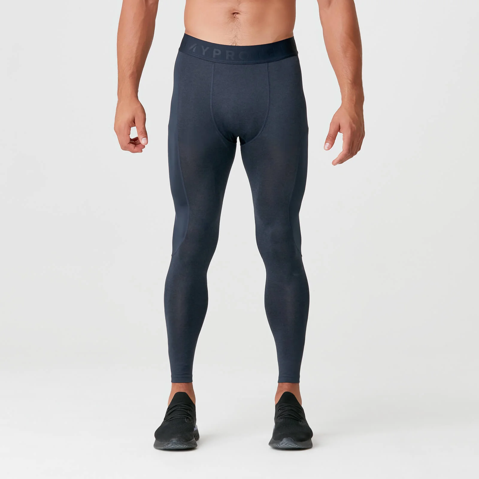 MP Men's Charge Compression Tights - Navy Marl - XS Bilde 1