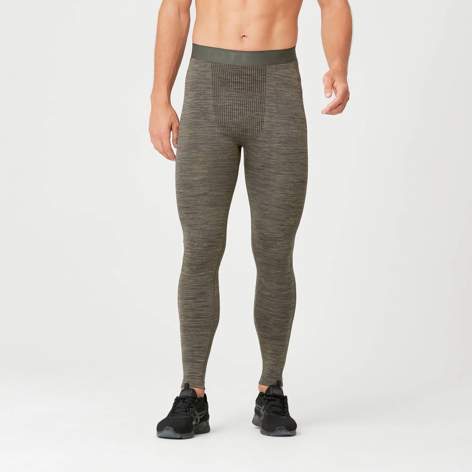 MP Men's Seamless Tights - Light Olive - XS Bilde 1