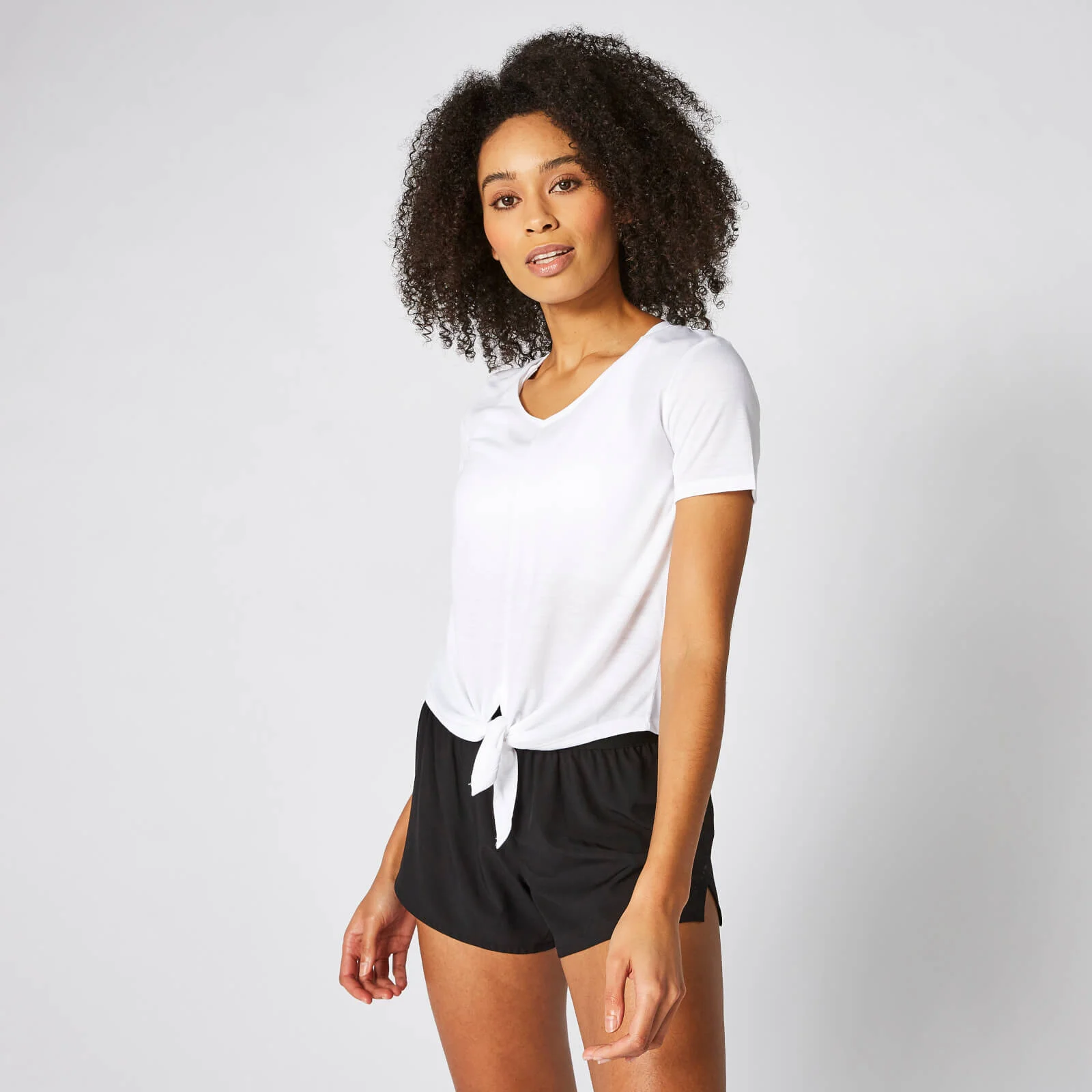 MP Twist Short Sleeve T-Shirt - White - XS Bilde 1