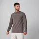 Aero Knit Langermet T-Skjorte - Driftwood Marl