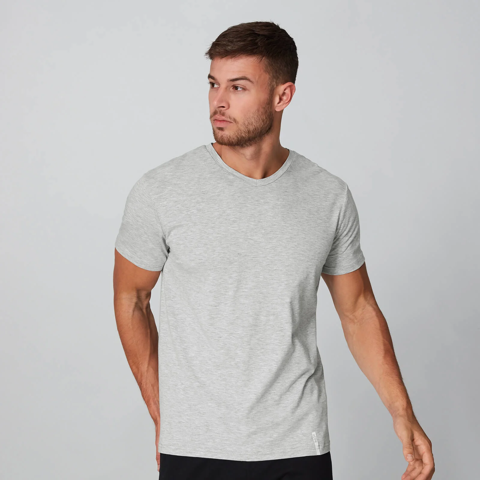 MP Luxe Classic V-Neck - Silver - XS Bilde 1