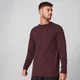 Aero Knit Langermet T-Skjorte - Oxblood Marl