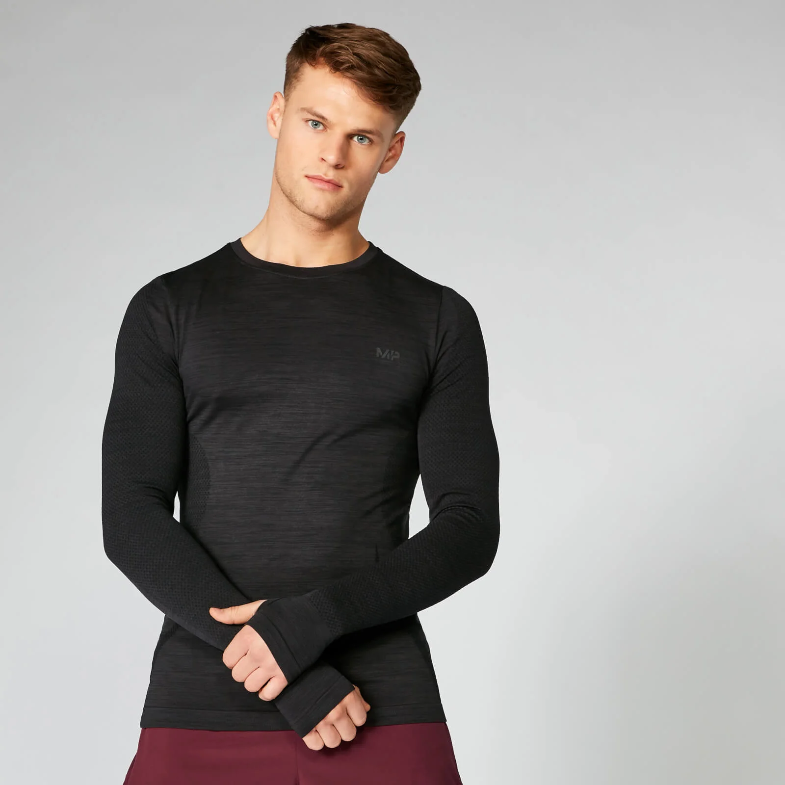 MP Sculpt Seamless Long Sleeve T-Shirt - Slate - XS Bilde 1