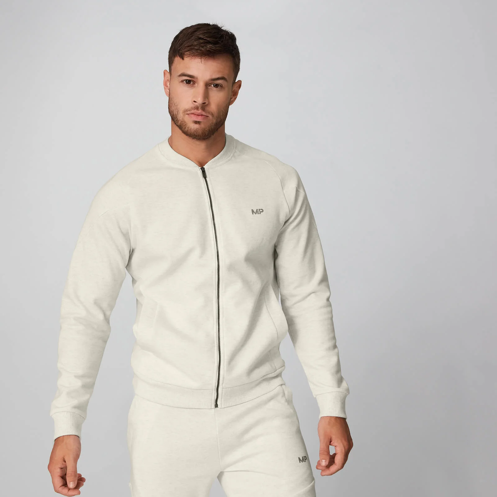 MP Men's City Bomber - Chalk Marl - XS Bilde 1