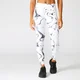 Hvite Marble Leggings