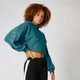 Icon Cropped Hettegenser - Teal