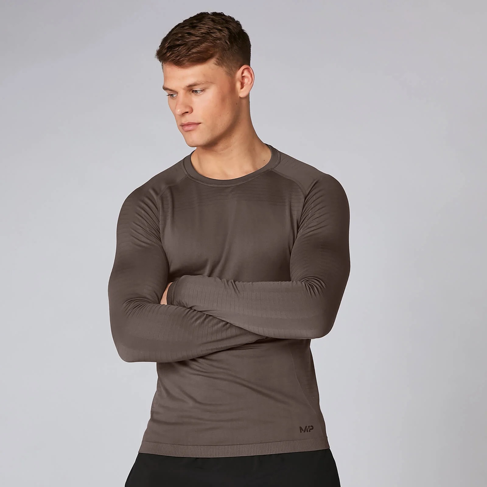 Elite Seamless Langermet Topp - Driftwood - XS Bilde 1