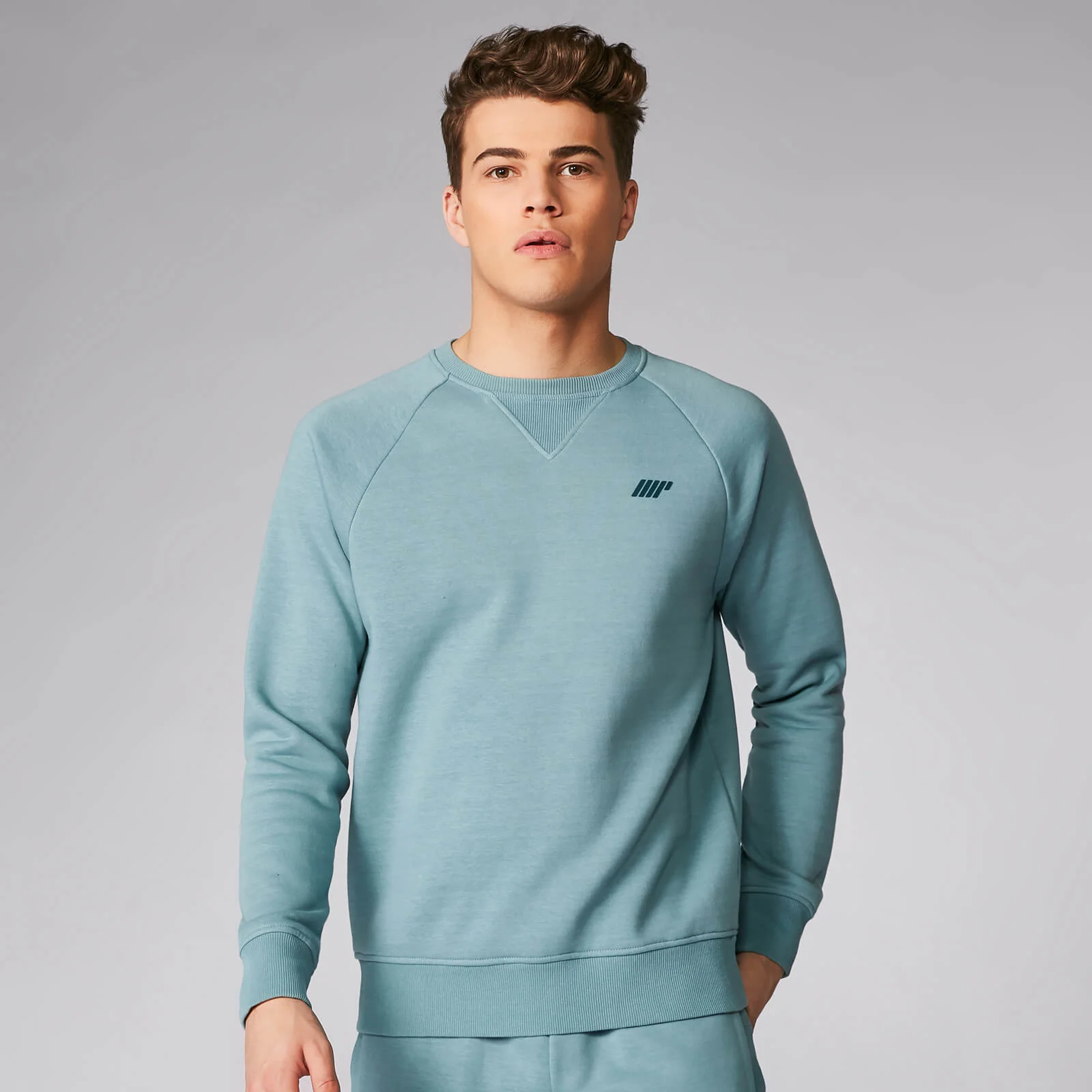 MP Tru-Fit Crew Sweatshirt 2.0 - Airforce Blue - XS Bilde 1