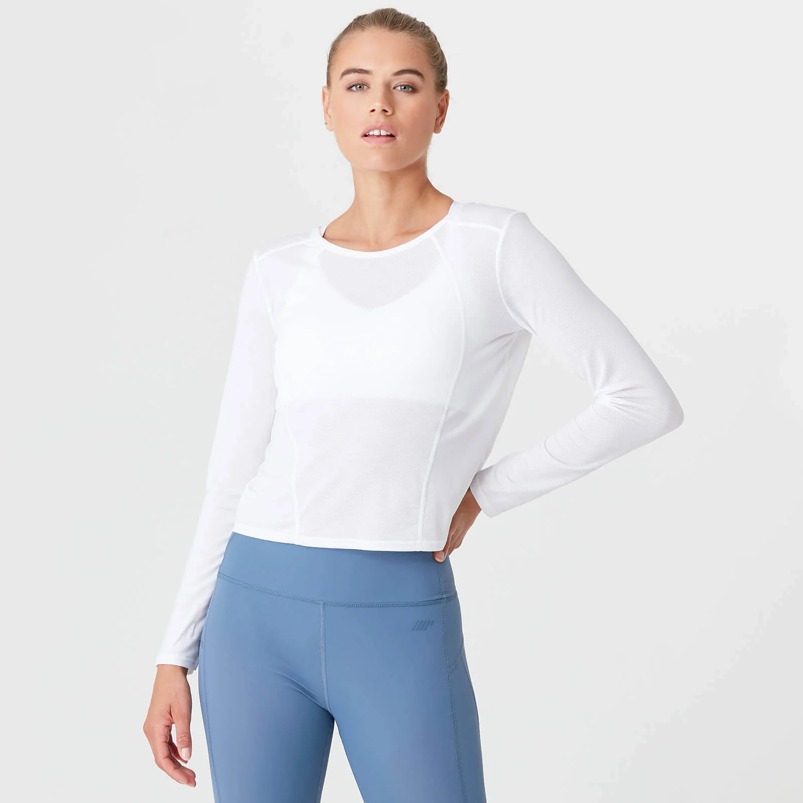 Myprotein Dry Tech Long Sleeve T-Shirt - White - XS Bilde 1