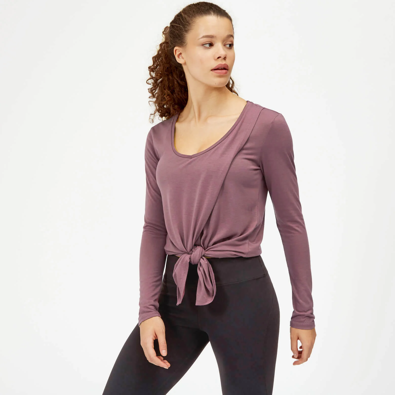 Myprotein Twist Long Sleeve T-Shirt - Mauve - XS Bilde 1