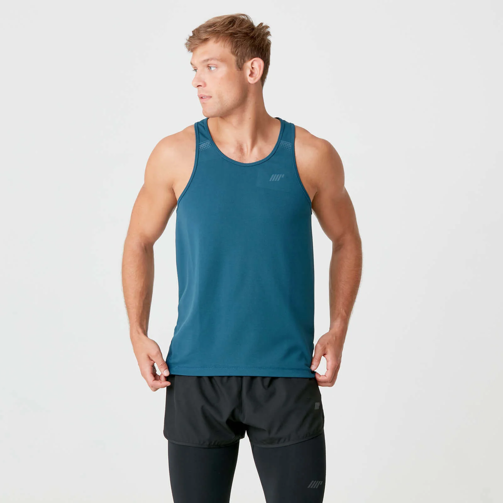 MP Boost Tank Top - Petrol Blue - XS Bilde 1