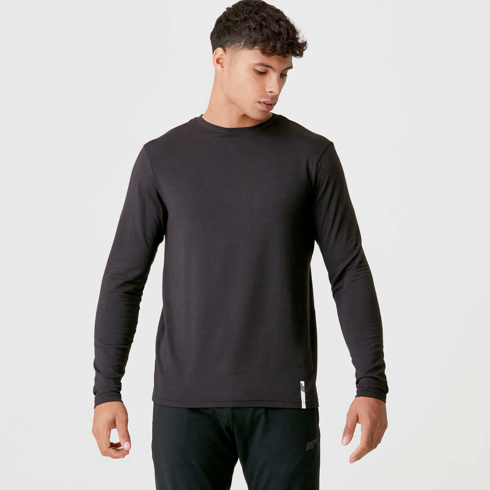 MP Men's Luxe Classic Long Sleeve Crew - Black - XS Bilde 1