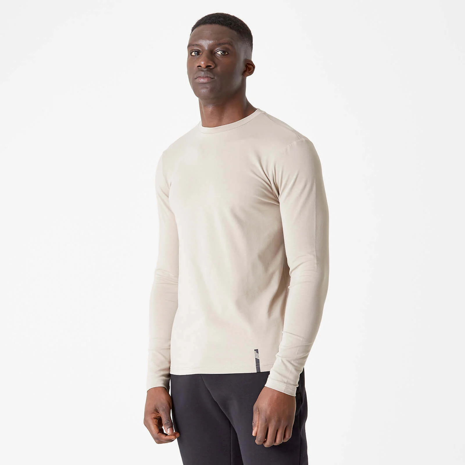 Myprotein Luxe Classic Long Sleeve Crew - Taupe - XS Bilde 1