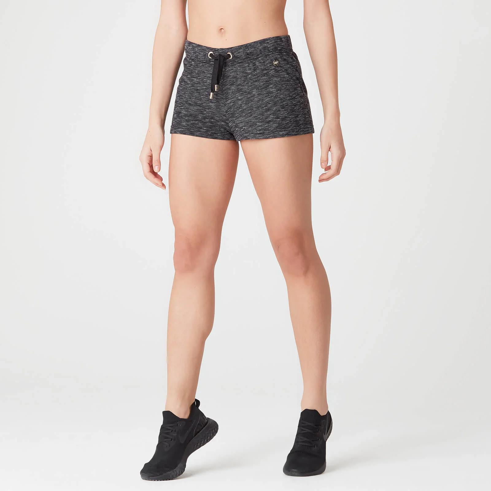 MP Luxe Lounge Shorts - Black Heather - XS Bilde 1