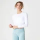 MP Women's Shape Seamless Crop Top - White
