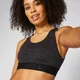 Myprotein Inspire Seamless Sports Bra - Black/Slate