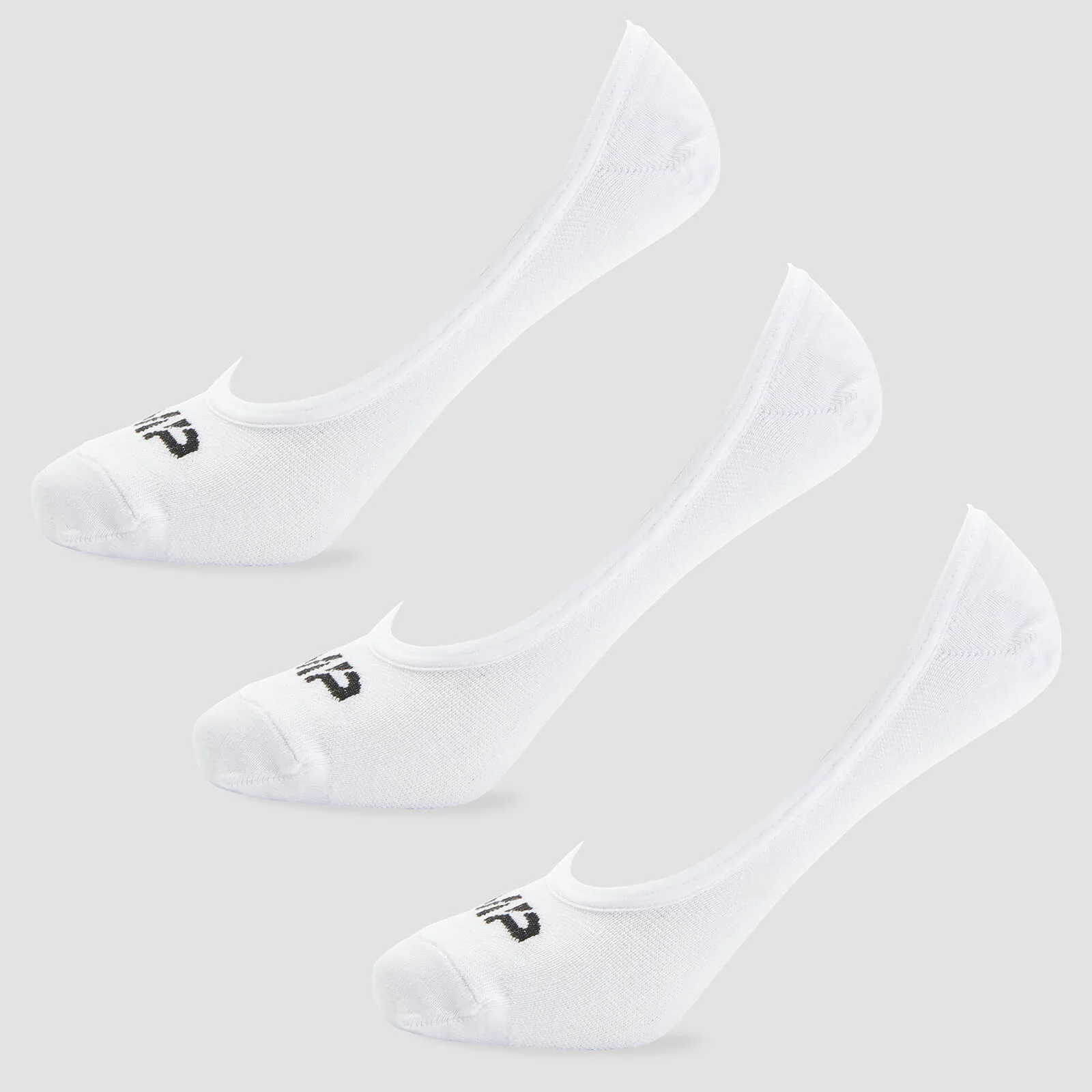 MP Men's Invisible Socks - White (3 Pack) - UK 6-8 Bilde 1