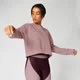 Metallic Cropped Genser — Fawn
