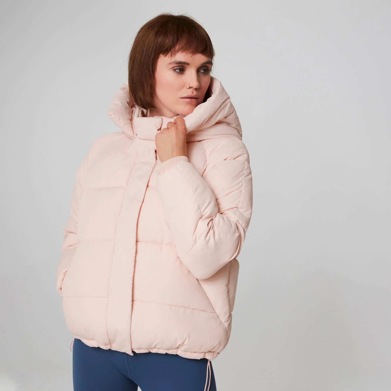Cropped Puffer - Rosa - XS Bilde 1