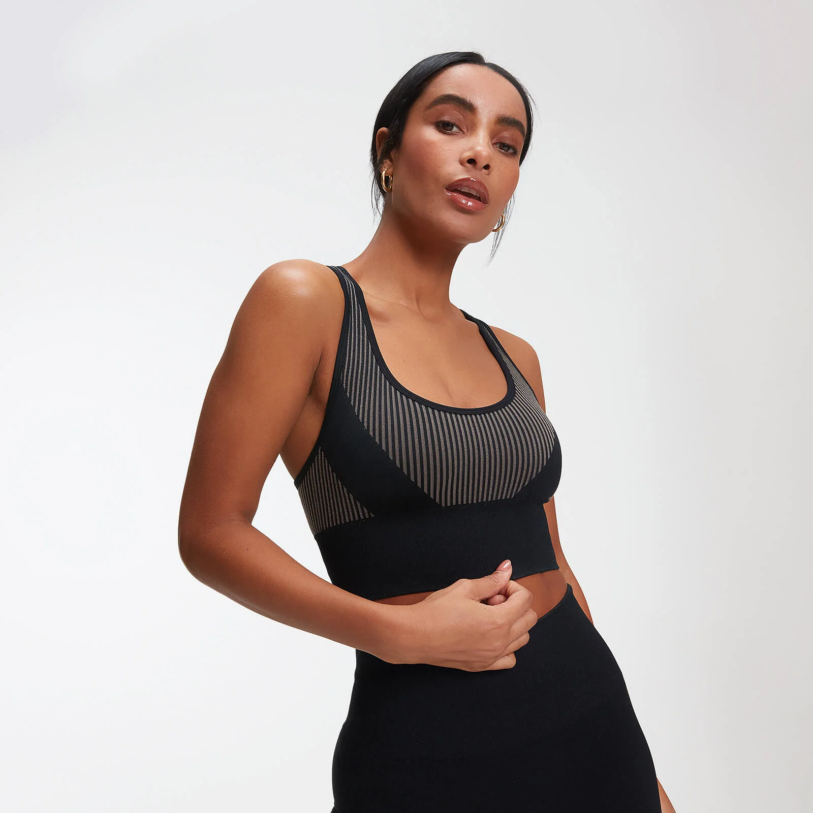 MP Women's Impact Seamless Sports Bra - Black - XS Bilde 1