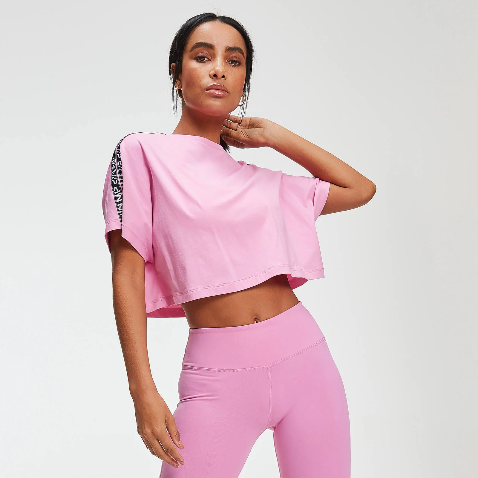 MP Power Women's Crop Tape T-Shirt - Candy - XS Bilde 1