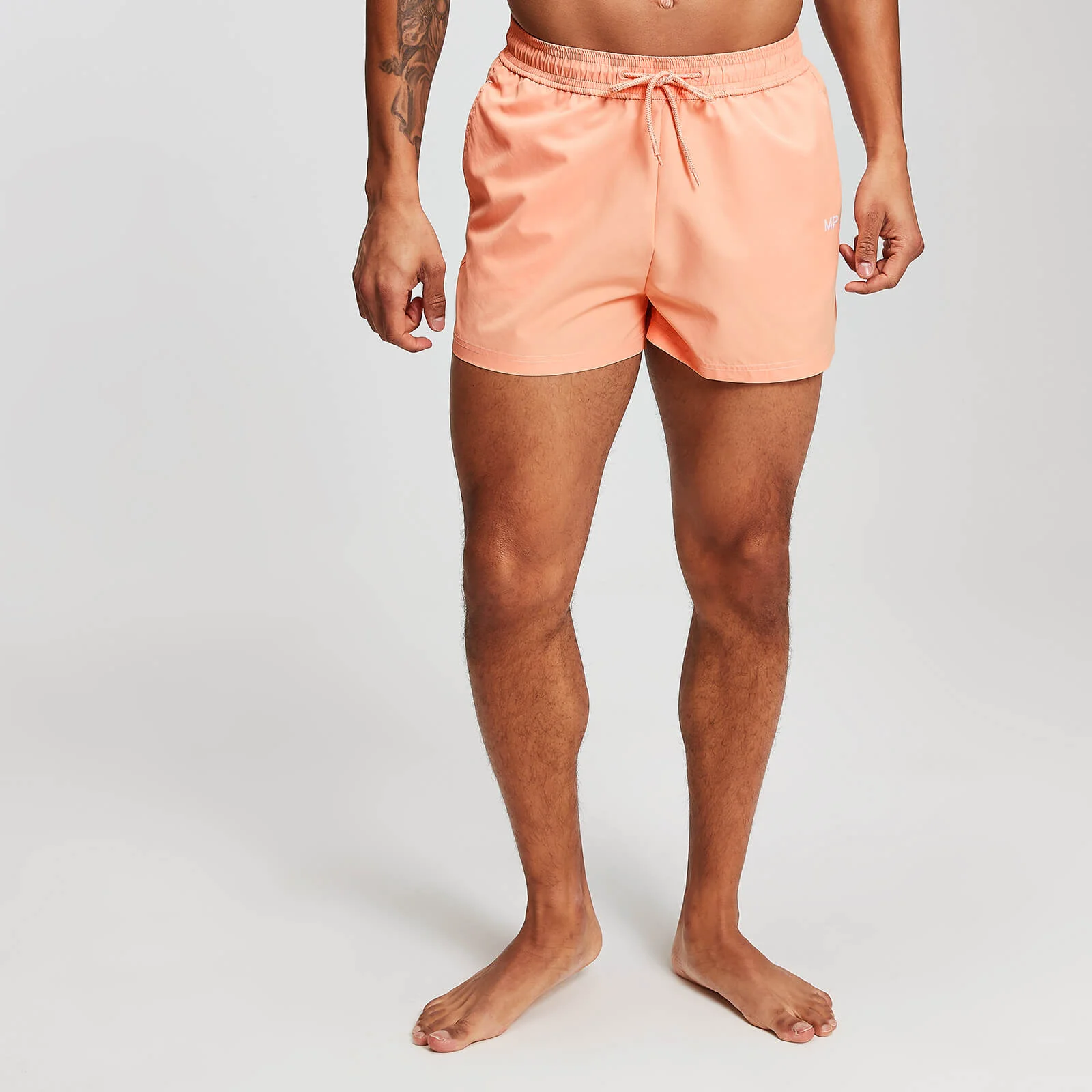 MP Men's Contrast Stitch Swim Shorts - Canteloupe - XS Bilde 1