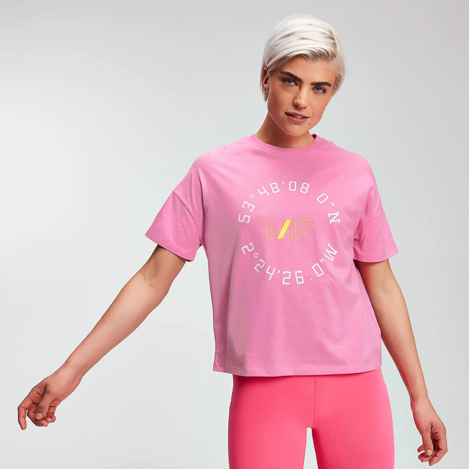 MP Women's Power Graphic T-Shirt - Candy - XS Bilde 1
