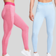 MP Women's Birthday Leggings - Super Pink/Sky Blue (2 Pack)