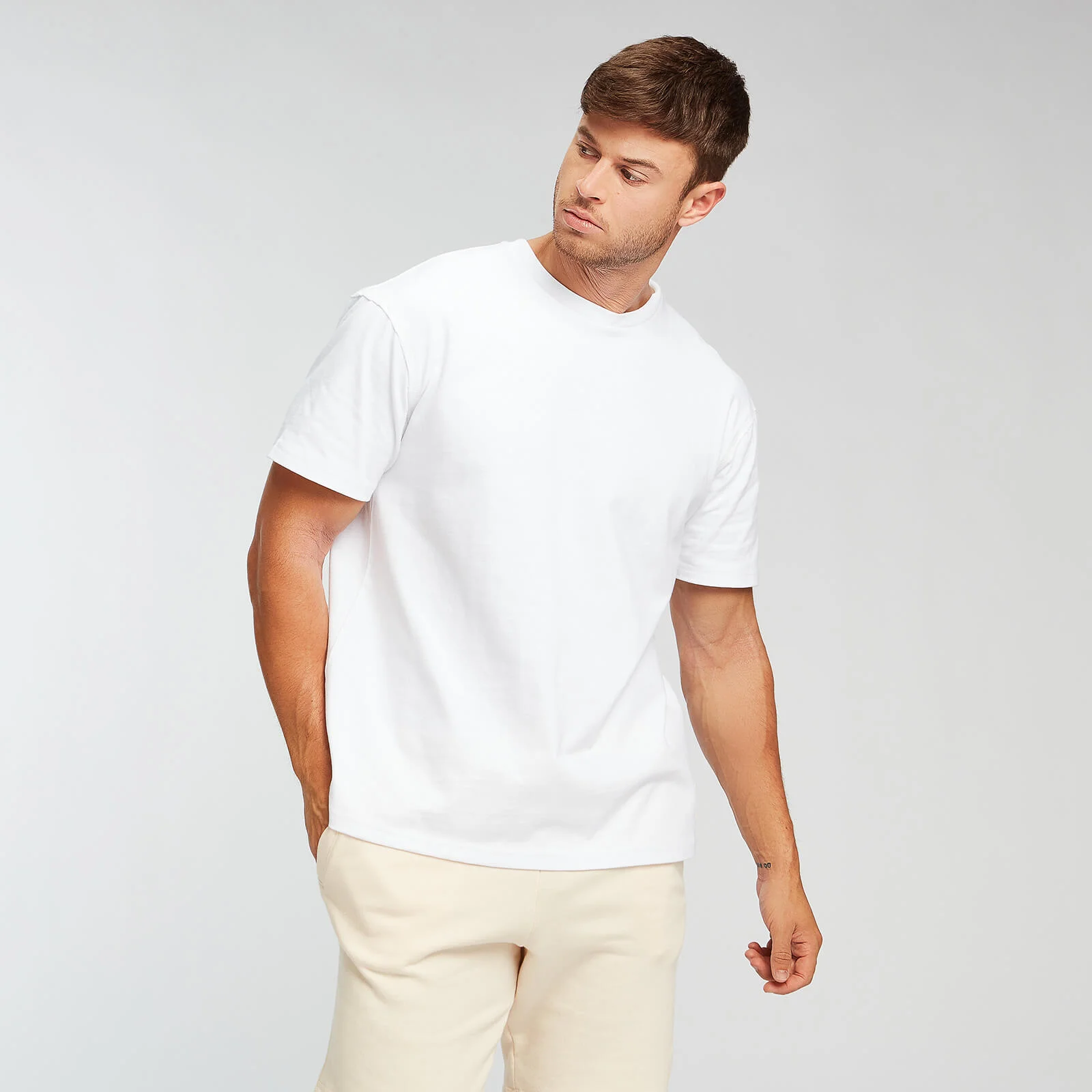 MP Men's A/WEAR T-Shirt - White - XS Bilde 1