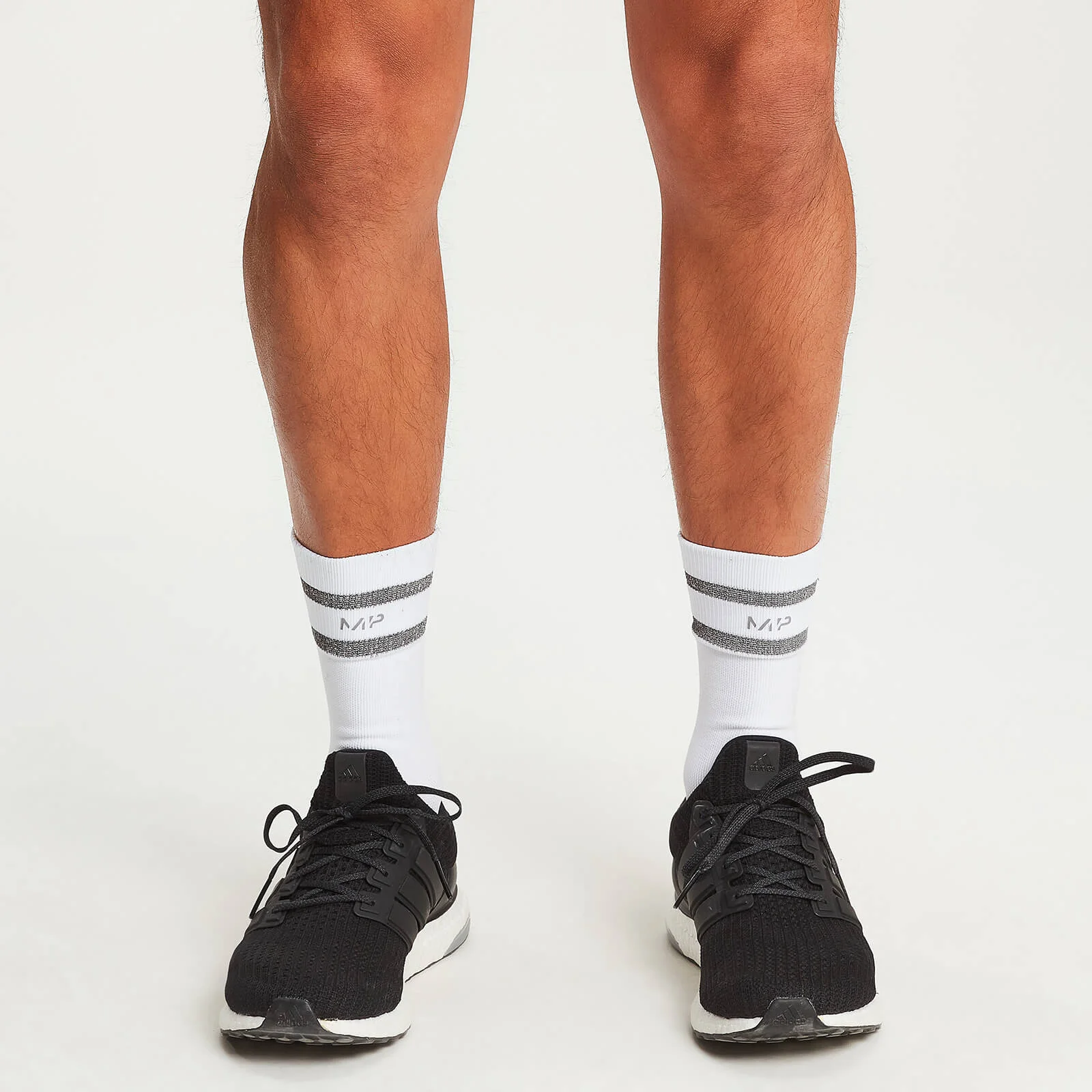 MP Reflective Crew Socks - White - UK 6-8 Bilde 1