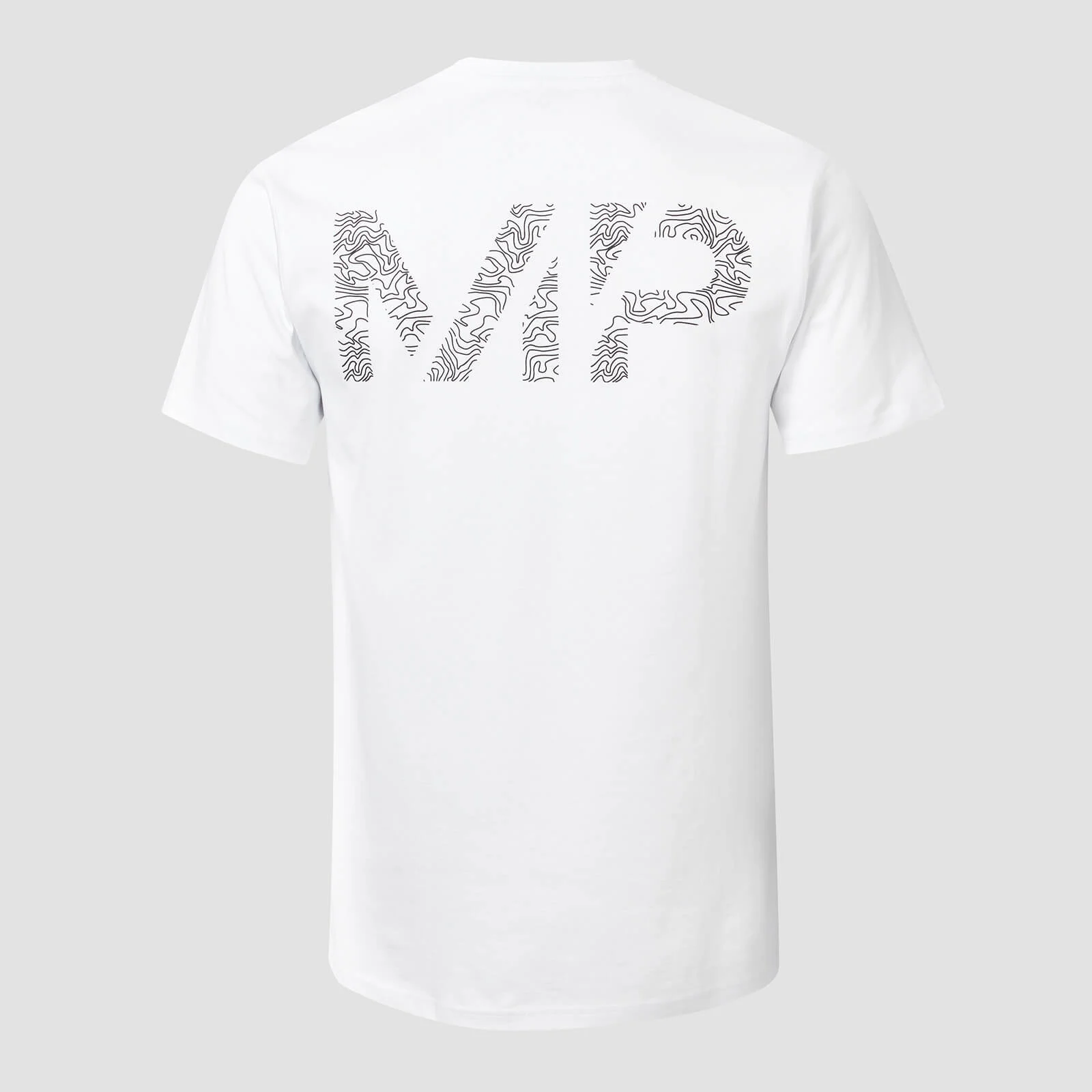 MP Men's Topograph T-Shirt - White - XS Bilde 1