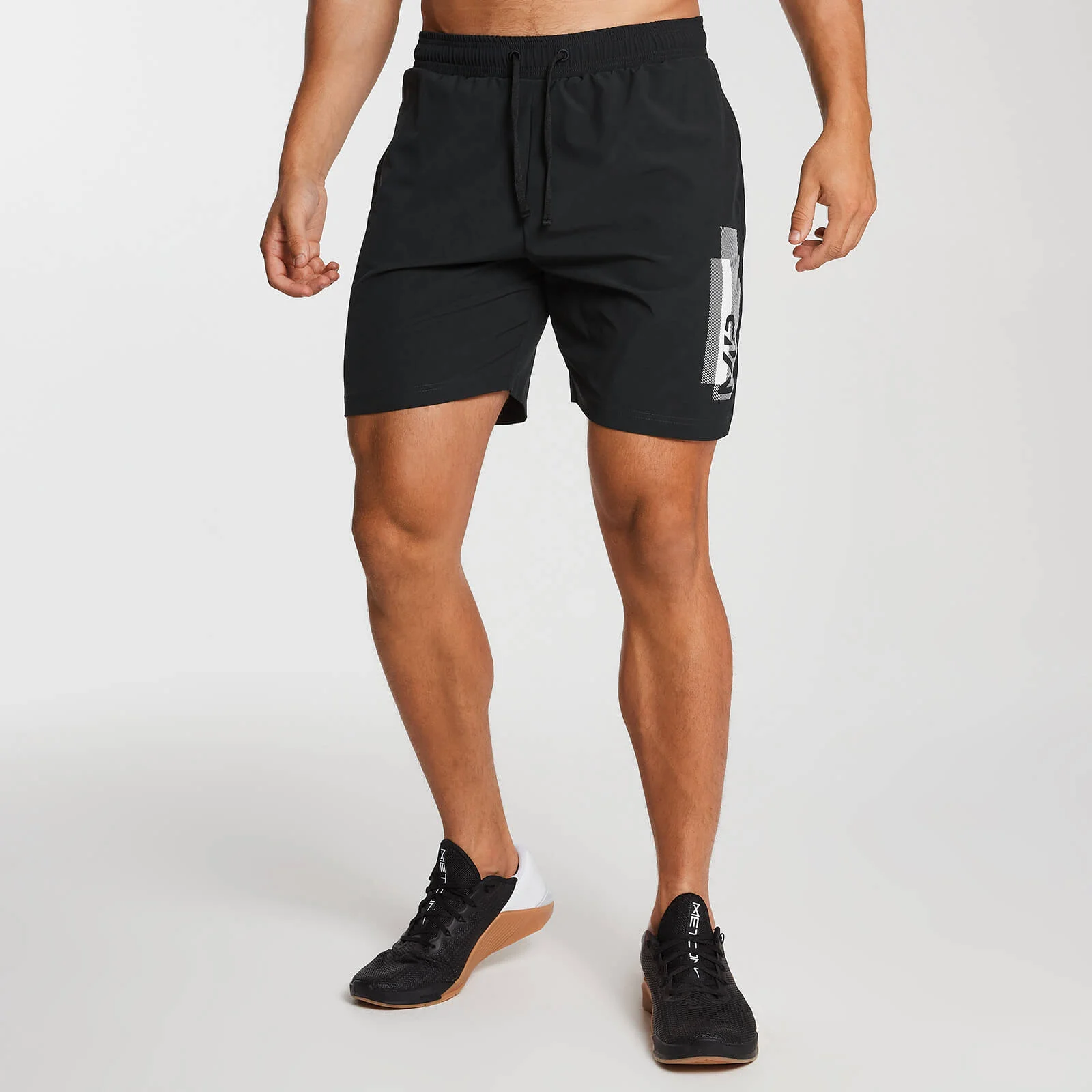 Men's Printed Treningsshorts – Svart - XS Bilde 1