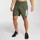 Men's Printed Treningsshorts – Militærgrønn