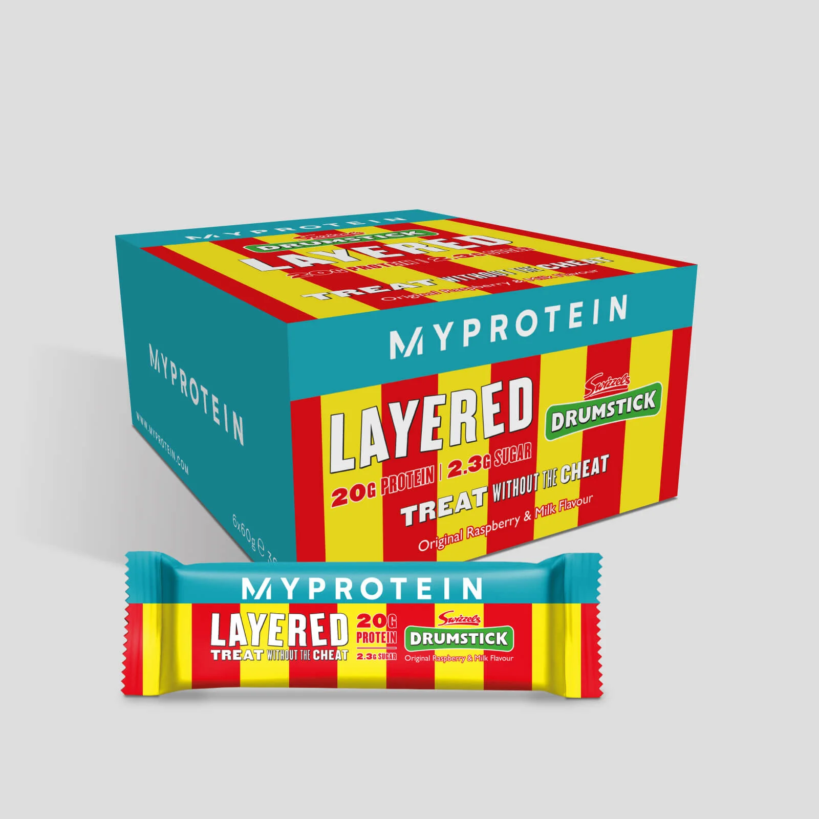 Lagdelt proteinbar – drumstick - Swizzels Refreshers Bilde 1