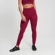 MP Women's Training Ribbede sømløse tights – Plommerød