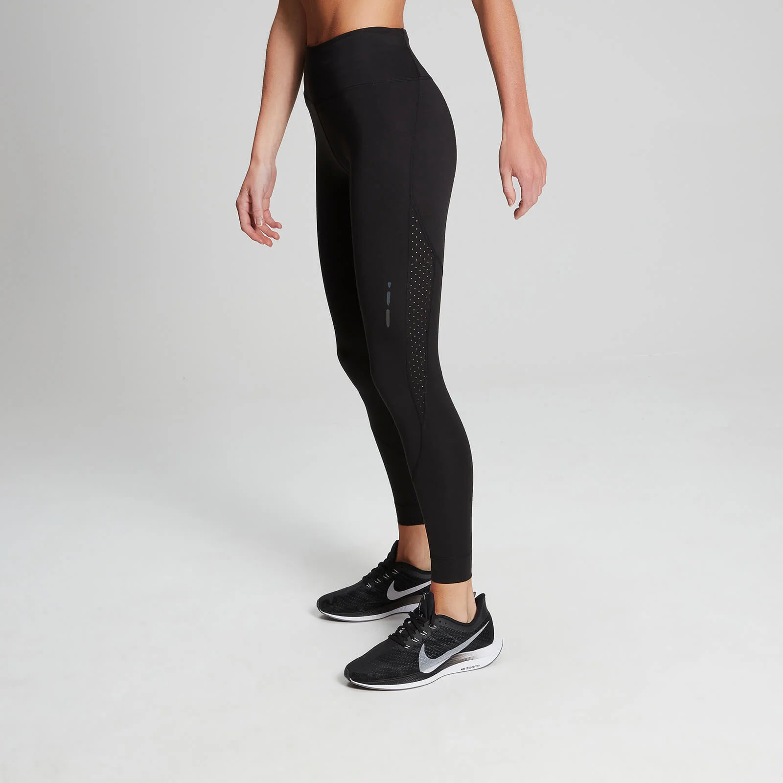 Power Ultra Tights – Svart/Skarp rød - XS Bilde 1