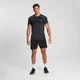 MP Men's Essentials Seamless Kortermet T-skjorte – Karbon merlert