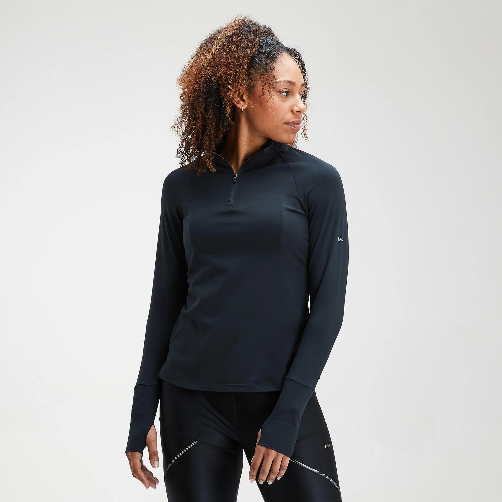MP Women's Velocity 1/4 Zip Top- Black - XXS Bilde 1
