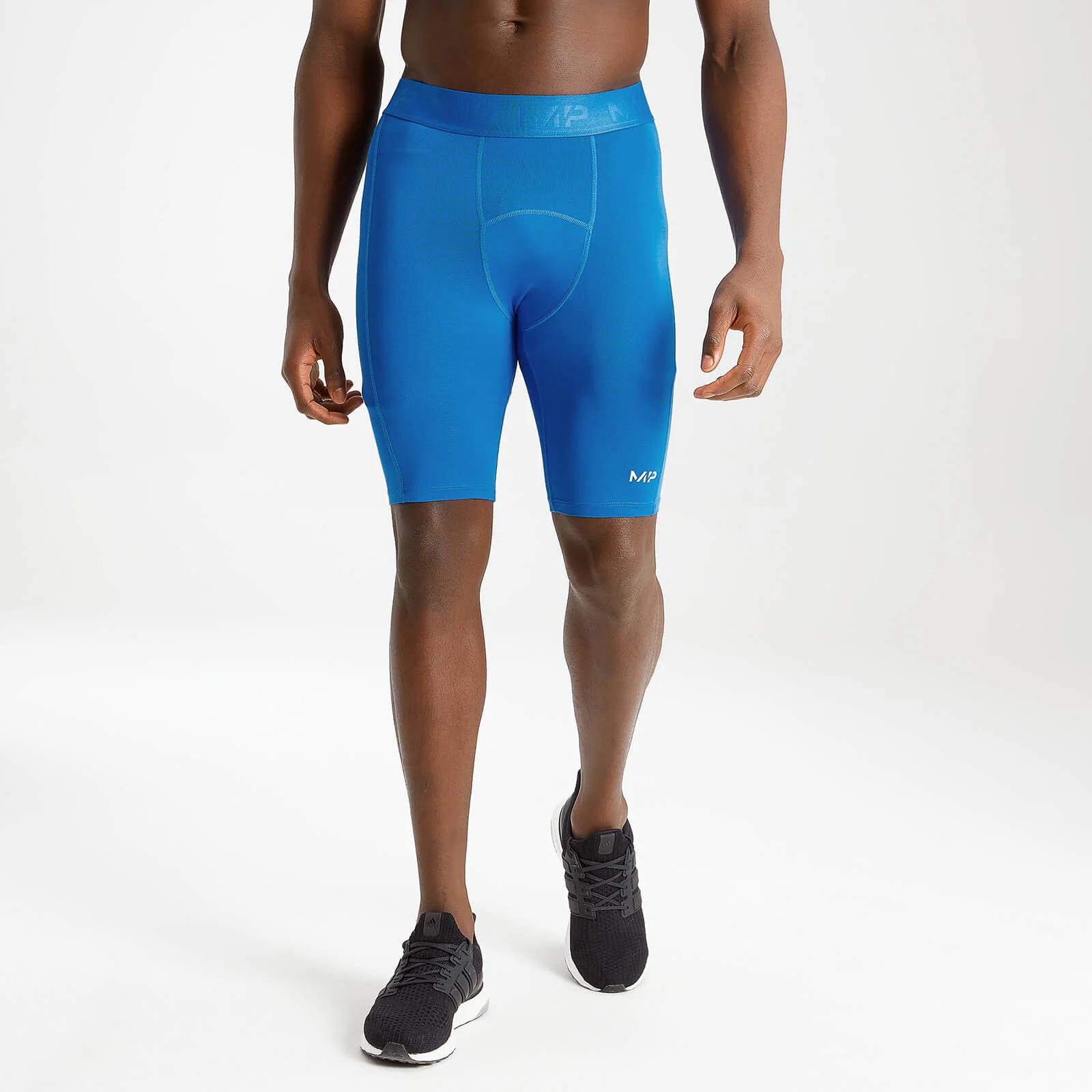MP Men's Essentials Training Baselayer Short - True Blue - XXS Bilde 1