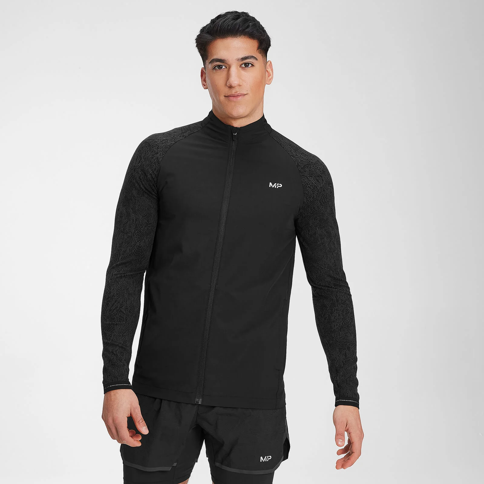 MP Men's Velocity Track Top- Black - XXS Bilde 1