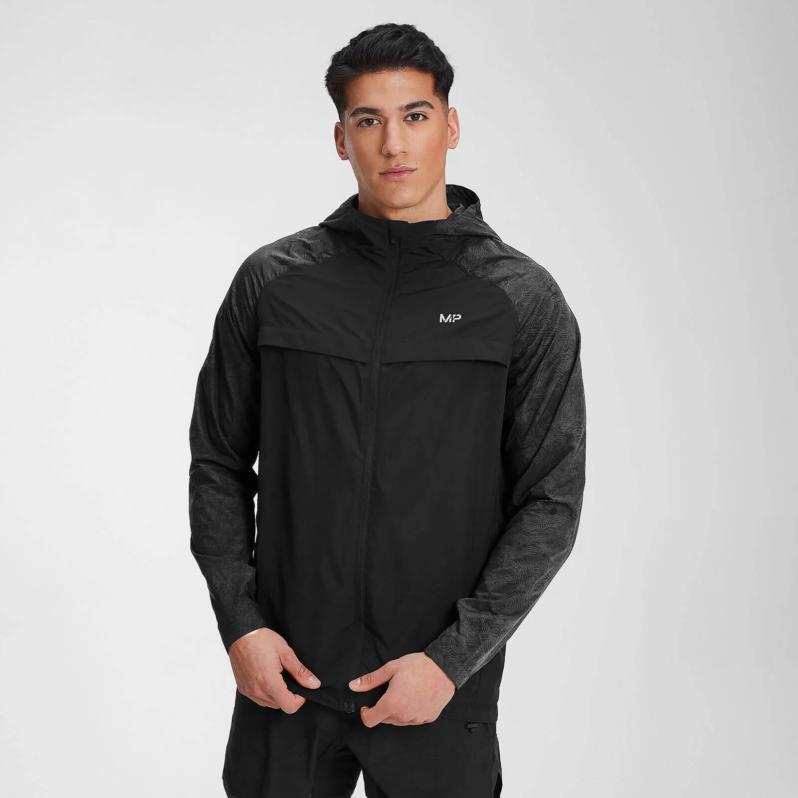 MP Men's Velocity Packable Running Jacket- Black - XXS Bilde 1