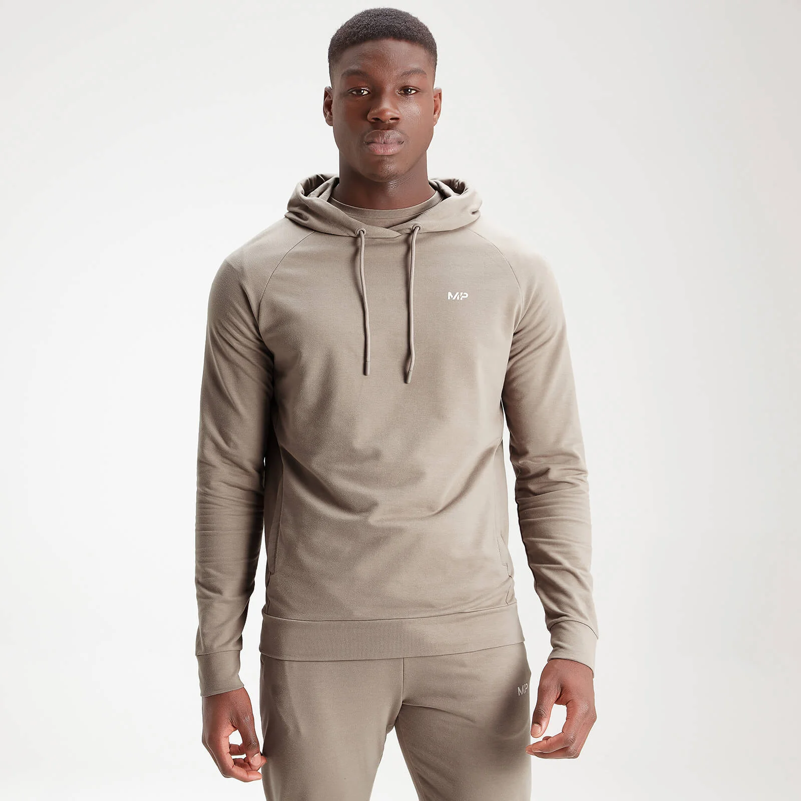 MP Men's Form Pullover Hoodie - Taupe - XXS Bilde 1