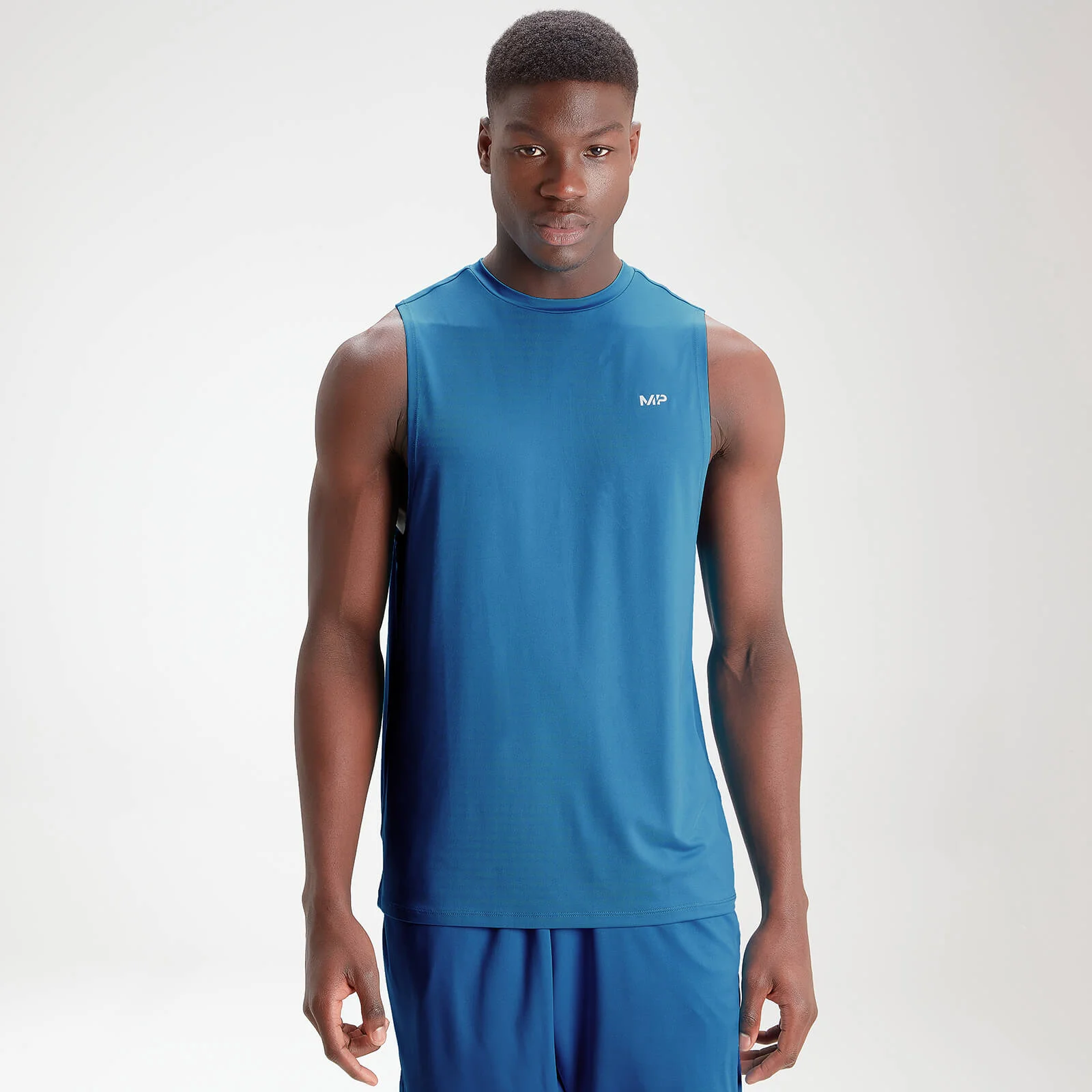 MP Men's Essentials Training Tank - Aqua - XXS Bilde 1