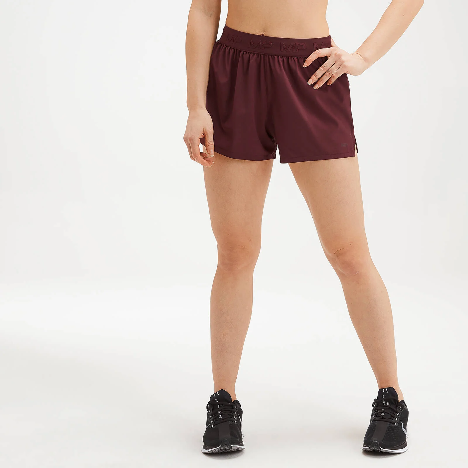 MP Women's Training Energy Shorts - Washed Oxblood - XXS Bilde 1
