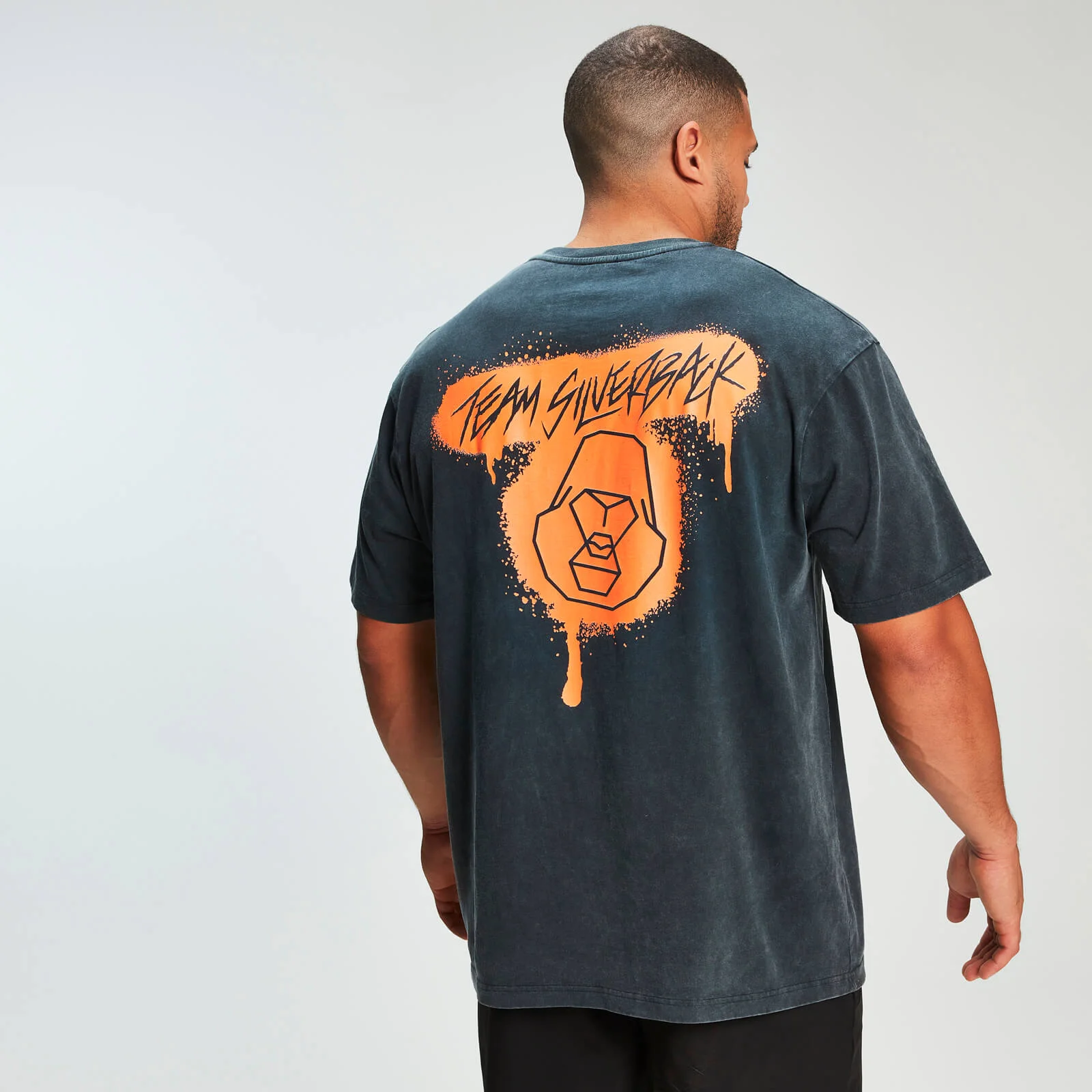 MP x Zack George Acid Wash Oversized Tee - Neon Orange - XS Bilde 1
