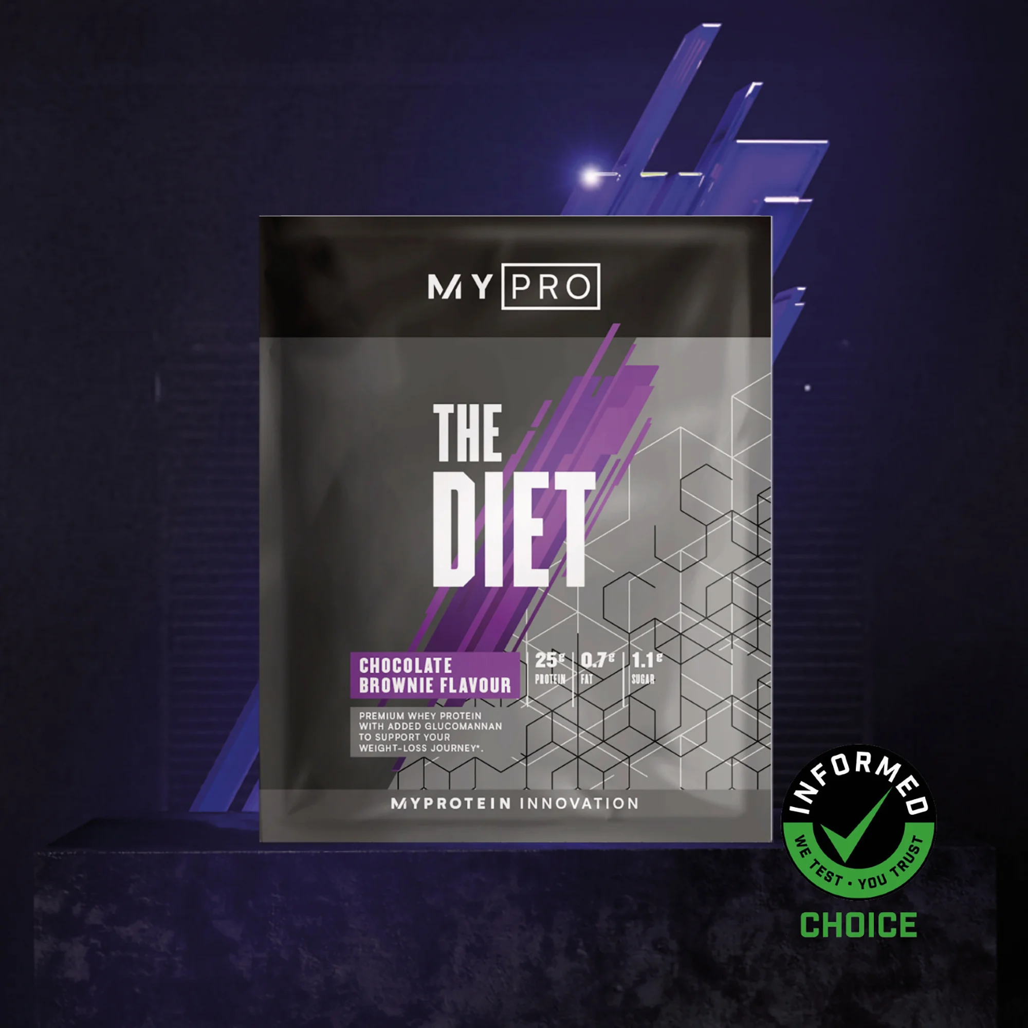 THE Diet™ (Prøve) - 34g - Sjokoladebrownie Bilde 1