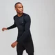 MP Men's Langermet trenings-T-skjorte basislag – Svart